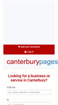 Mobile Screenshot of canterburypages.co.uk